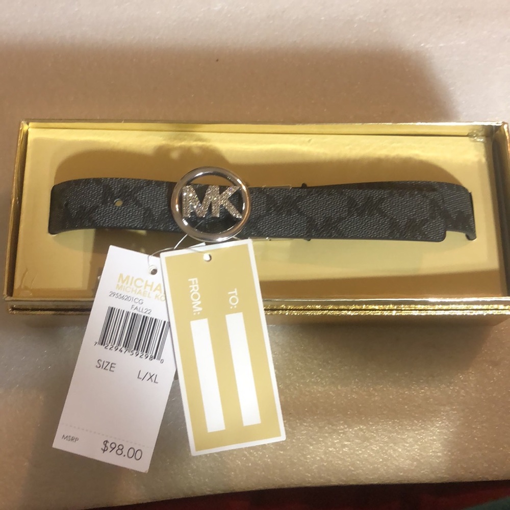 Michael Kors Women's MK Logo Belt- NIB